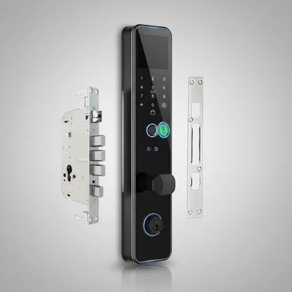 NEXASECURE 3D Face Recognition Smart Lock - Biometric Security Camera Monitor