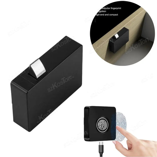 Smart Drawer Cabinet Lock Intelligent Electronic Biometric Fingerprint Locks Furniture Locker Finger Print Lock Smart Door Lock RomantiLume