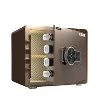 Digital Safe Box for Money All Steel Cofre Inteligentes Fingerprint Electronic Password Safe Household Small Safe Deposit Box RomantiLume
