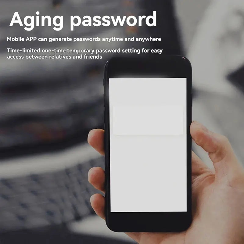 AAAEL-Tuya Smart Locks Fully Automatic Electronic Door Lock With Biometric Fingerprint Lock Rfid Card Password Key Unlock RomantiLume