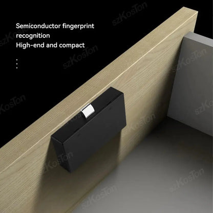 Smart Home Biometric Fingerprint Lock Hidden Drawer Electronic Lock Privacy File Storage Keyless Residential Security Protection RomantiLume