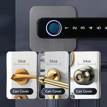 Biometric Smart Door Lock Fingerprint Password Electric Digital Handle Tuya Zinc Alloy Keyless Remotely Security Home KingKu RomantiLume