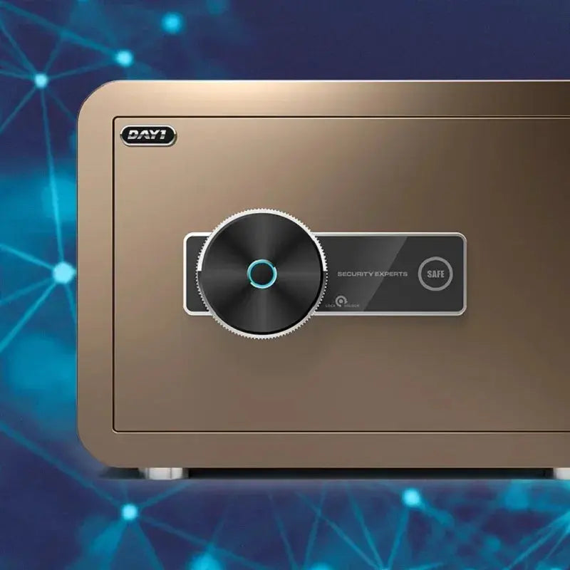 Digital Safe Box for Money All Steel Cofre Inteligentes Fingerprint Electronic Password Safe Household Small Safe Deposit Box RomantiLume