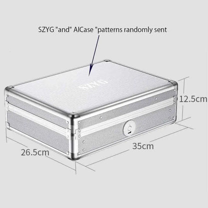 Biometric Fingerprint Safe Box Gun Safe Jewelry Privacy Security Storage Box with Morse Code Lock Intelligent Secret Hidden Safe RomantiLume