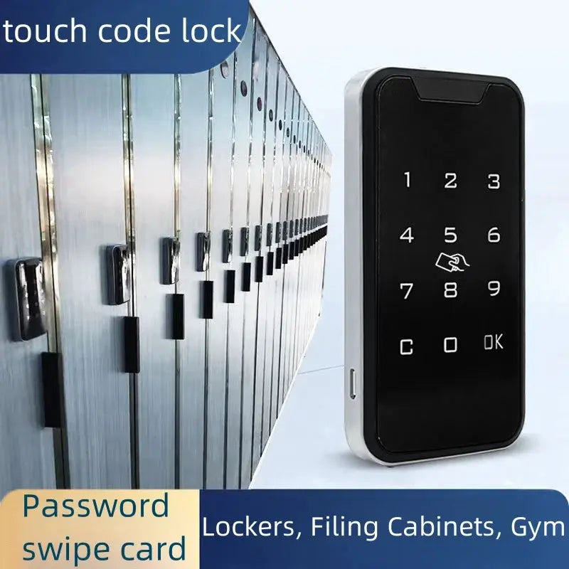 Gym Locker School Shoe Locker Locker Wardrobe Security Anti-theft Electronic Keyless Digital Smart Electronic Password Door Lock RomantiLume
